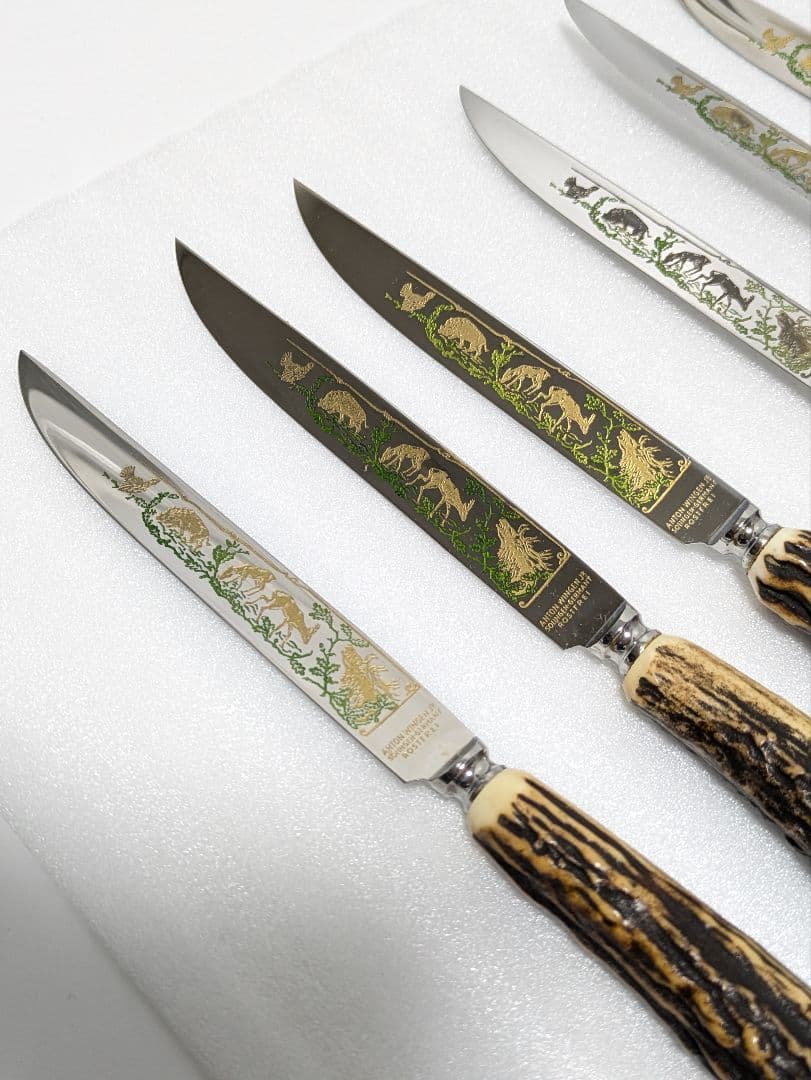 ゾーリンゲン 鹿角 カトラリーセット フォーク ナイフ B204