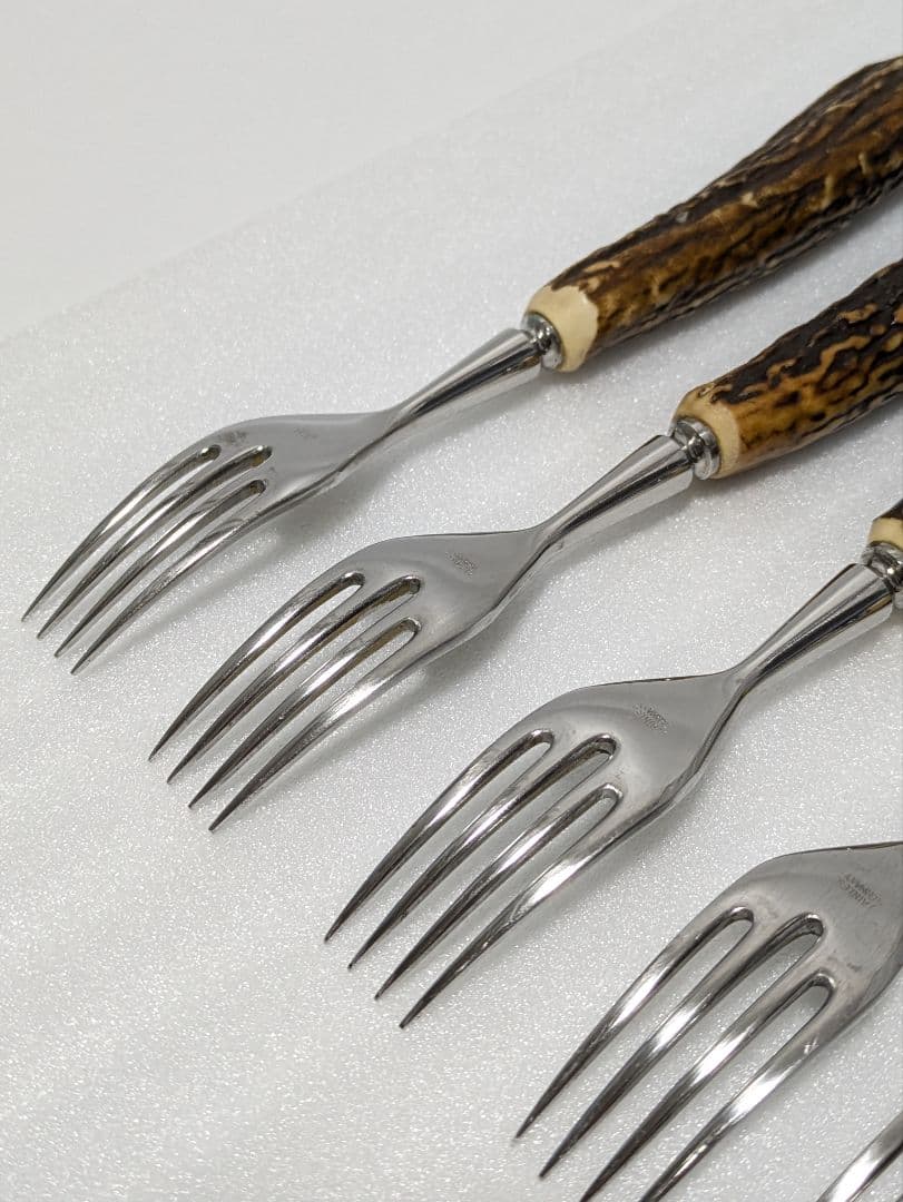 ゾーリンゲン 鹿角 カトラリーセット フォーク ナイフ B204