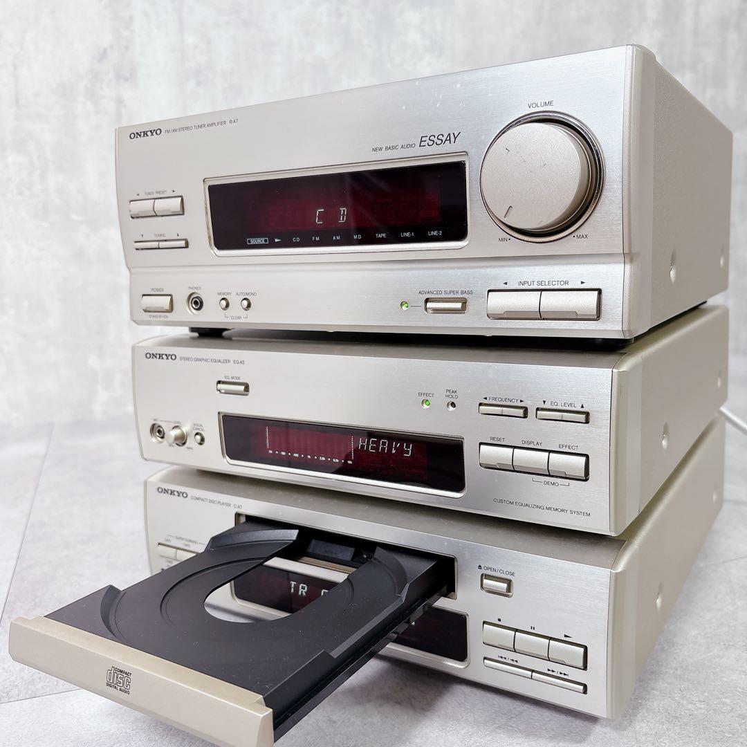 V696 ONKYO ESSAY C-A7 EQ-A5 R-A7 3台セット