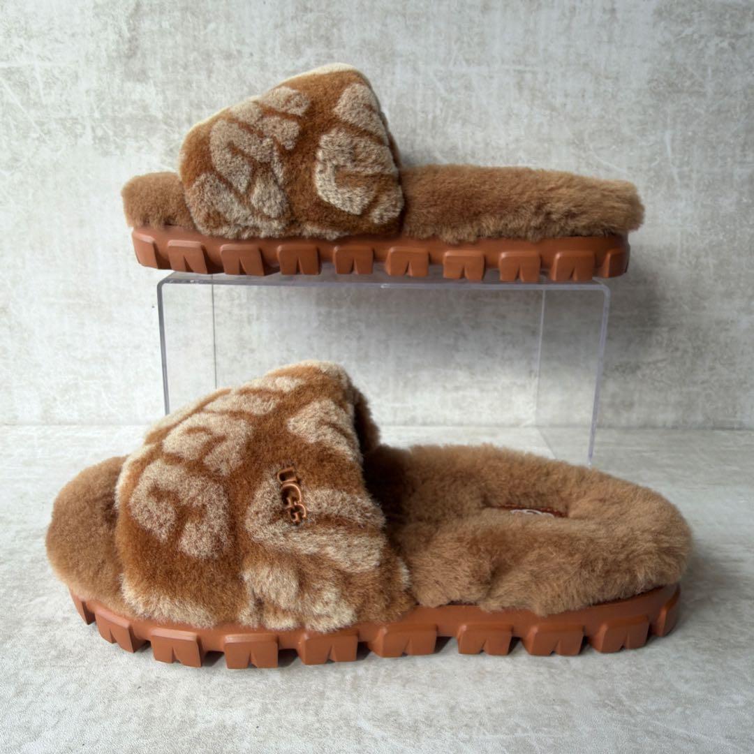 プー 様用⭐️UGG アグ コゼッタ カーリー スライドサンダル ブラウン 23㎝