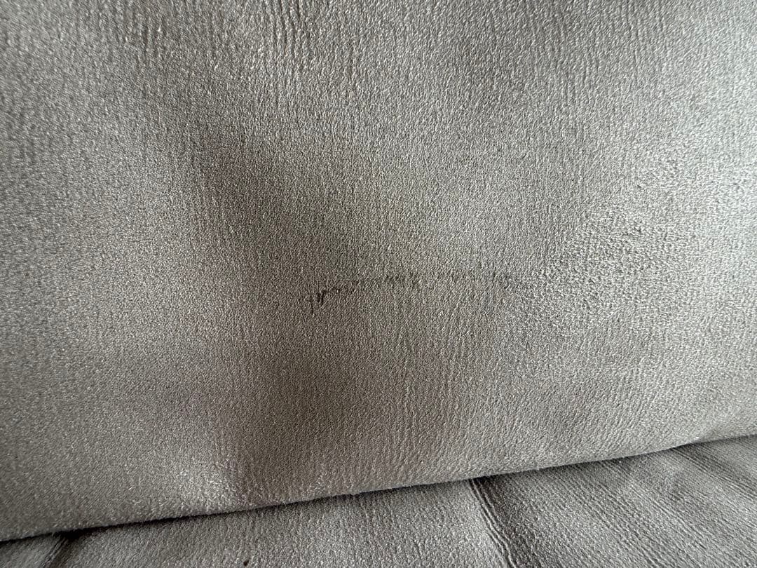 定価248000円　グレー L字型ファブリックソファ①