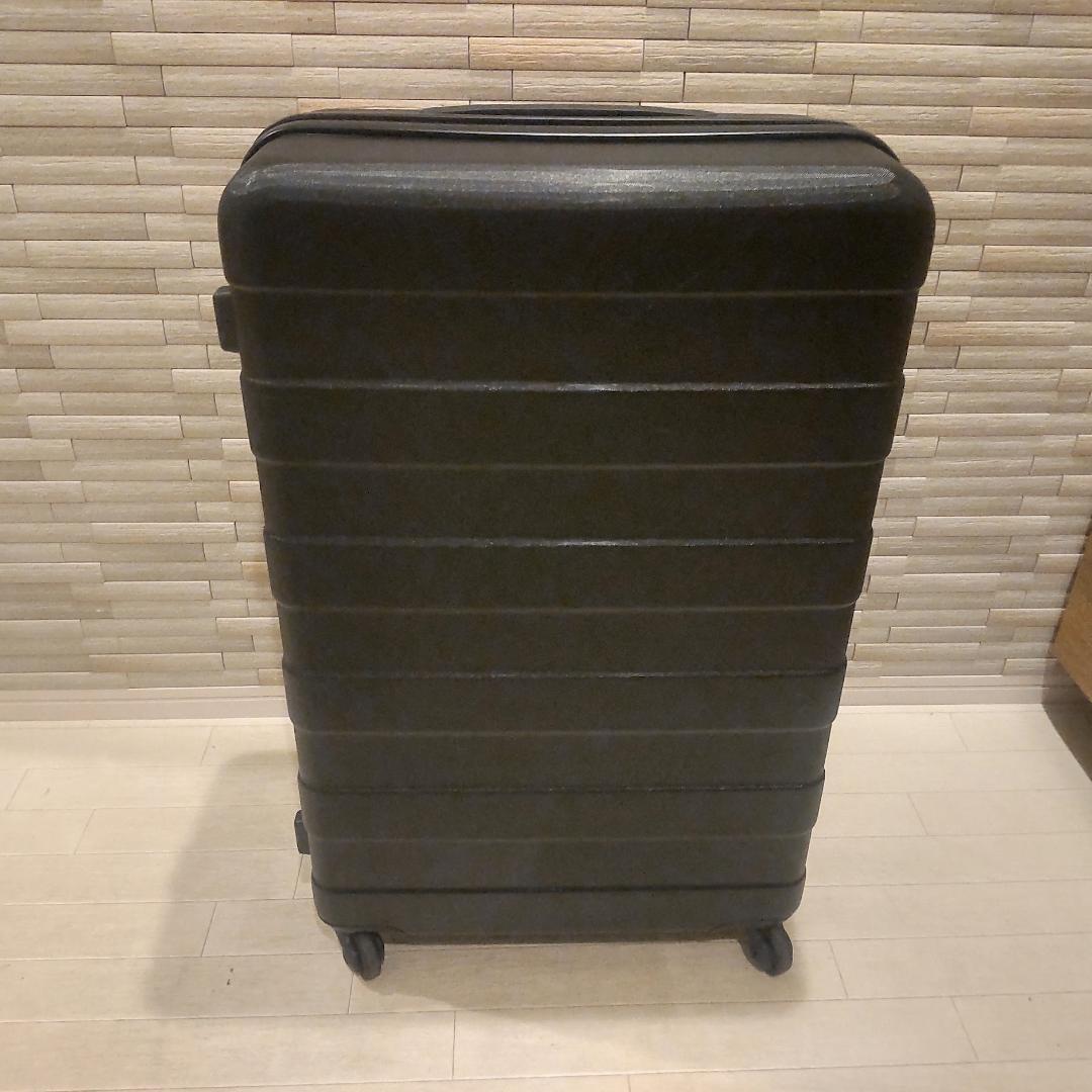 無印良品 バーの高さを自由に調節できる キャリーケース 63L ブラック