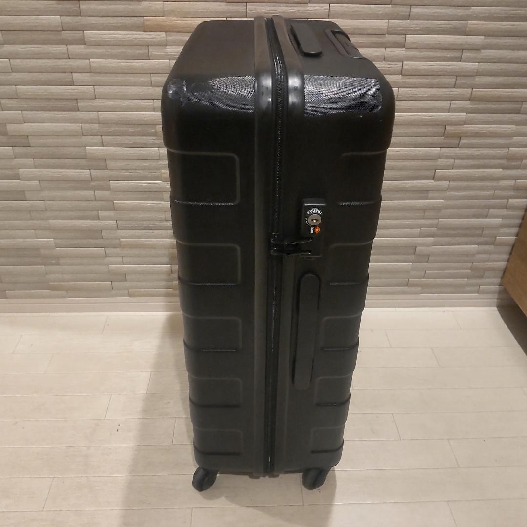 無印良品 バーの高さを自由に調節できる キャリーケース 63L ブラック