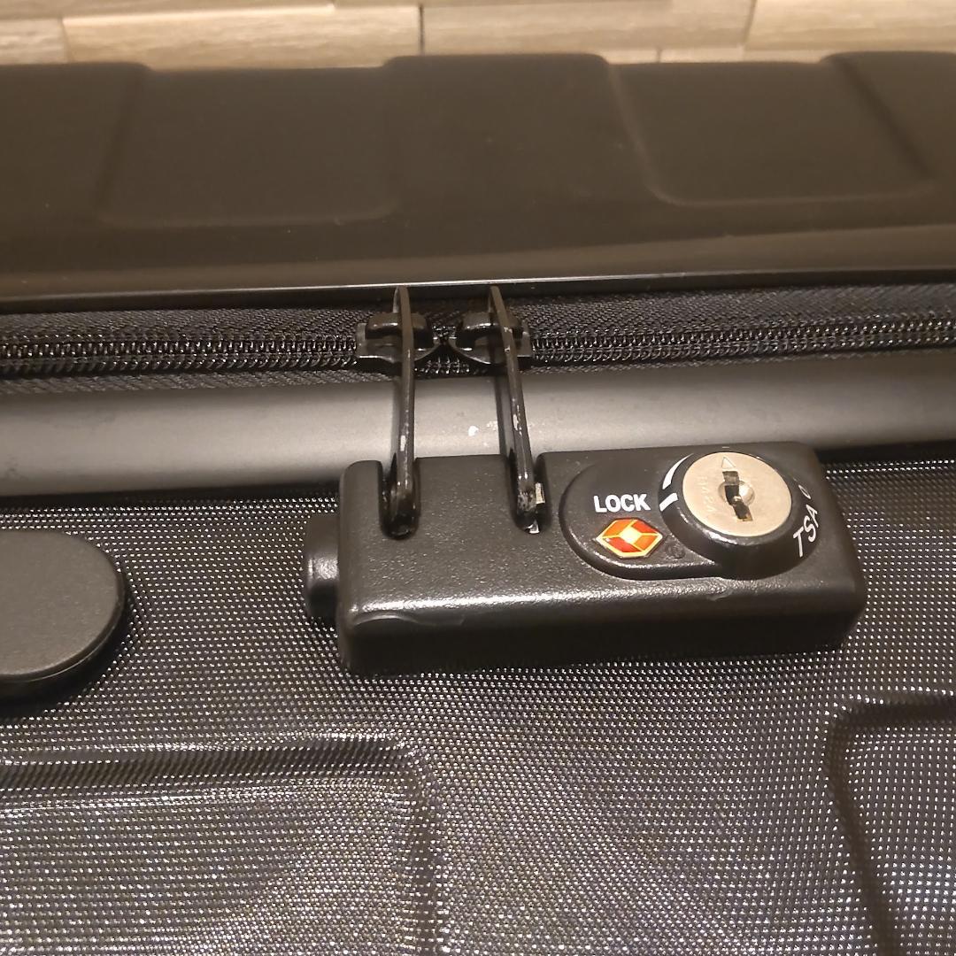 無印良品 バーの高さを自由に調節できる キャリーケース 63L ブラック