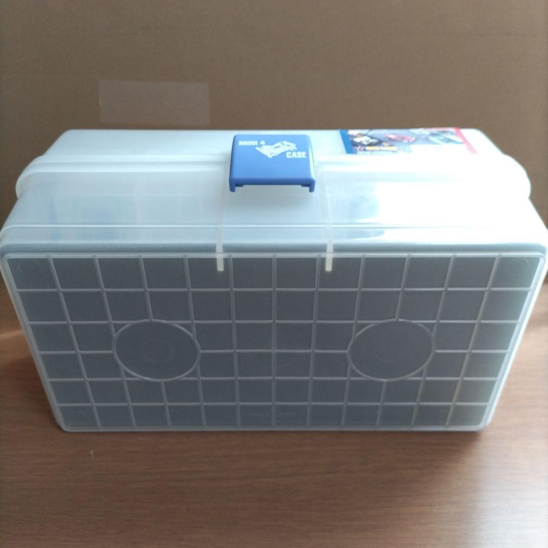 MINI 4 CASE　クリア/パープル（ミニ四駆・サイクロンマグナム付き）