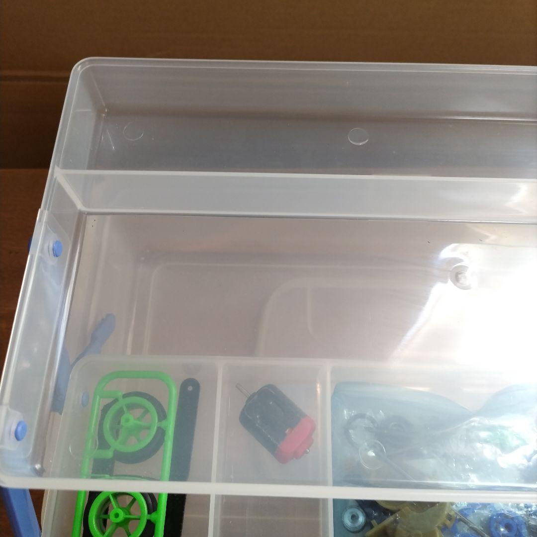 MINI 4 CASE　クリア/パープル（ミニ四駆・サイクロンマグナム付き）