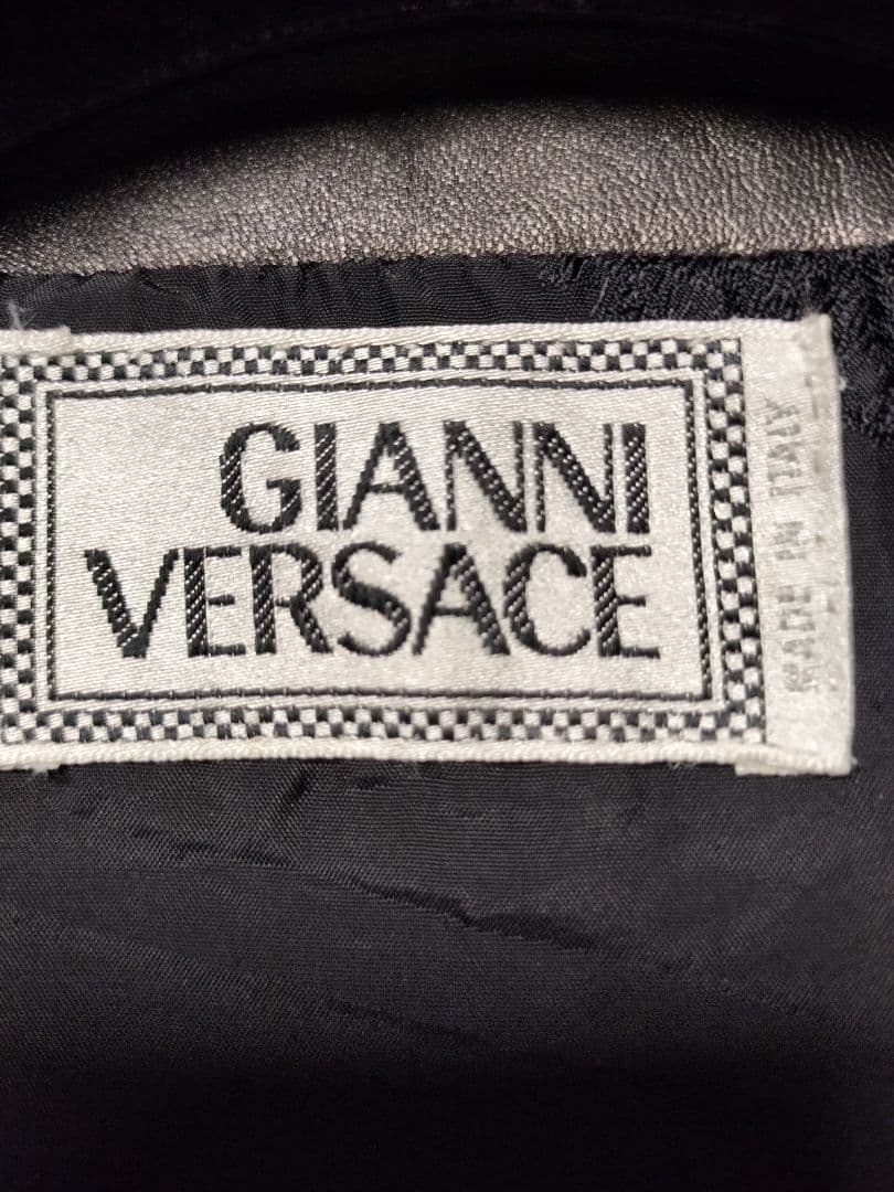GIANNI VERSACEヴィンテージヴェルサーチ レザージャケット
