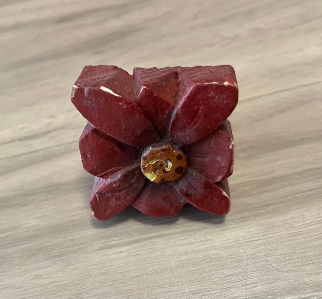 木製彫刻収納ボックス　木箱