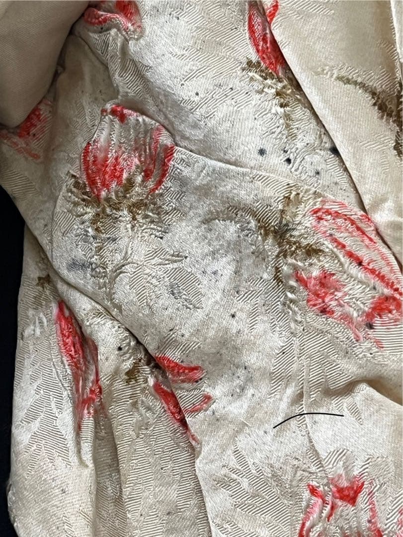 アンティークヴィクトリアン シルクサテンボディスリボンドレスマネキントルソー