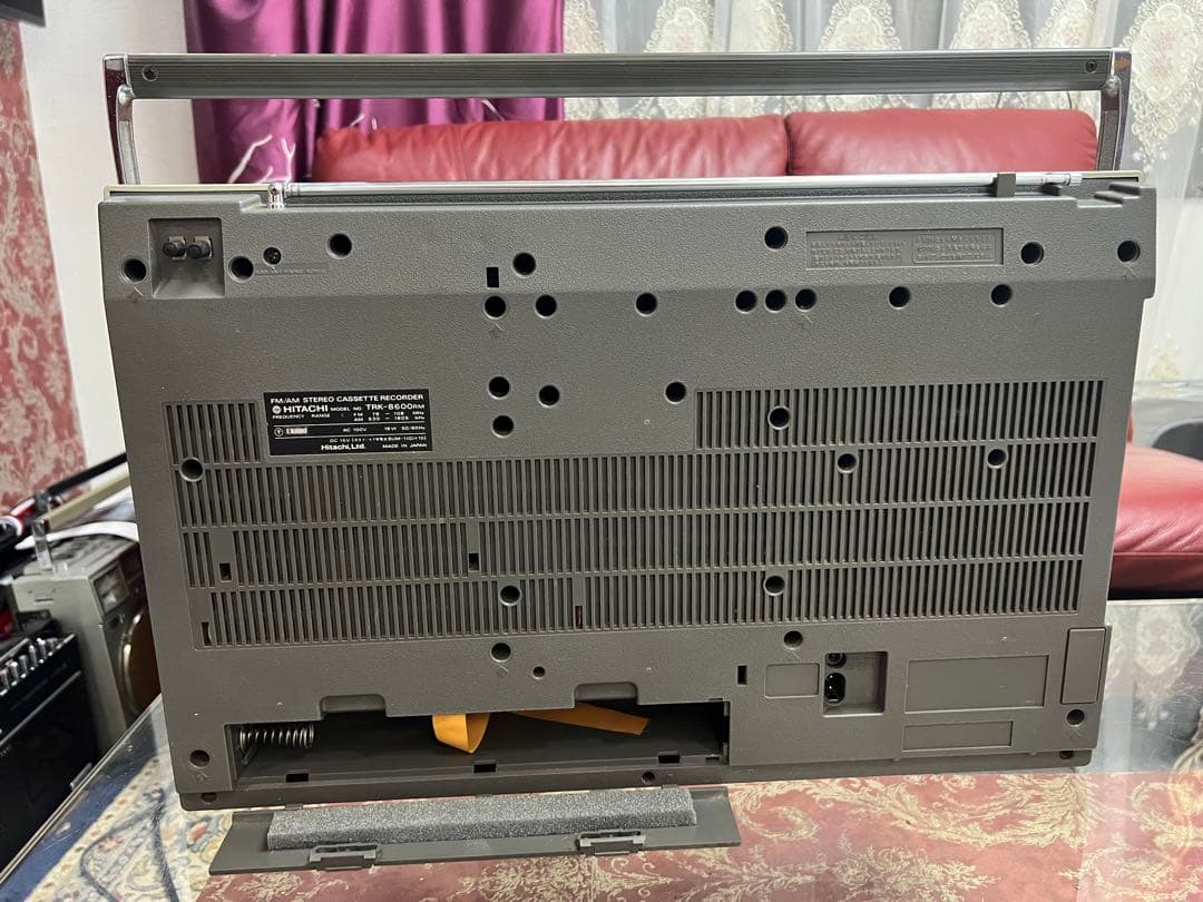 希少BTに変更可能日立ラジカセTRK-8600RM中古メンテナンス済み動作品美品