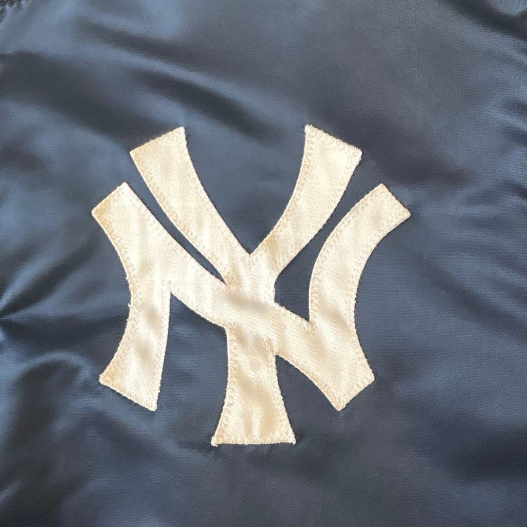 80s USA製　スターター　ニューヨークヤンキース　サテン　スタジャン