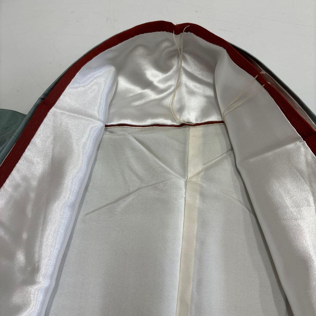 う*こ様 牛首紬 白山工房 付下げ 紋なし 正絹 広衿 袷 着物 AK-3544