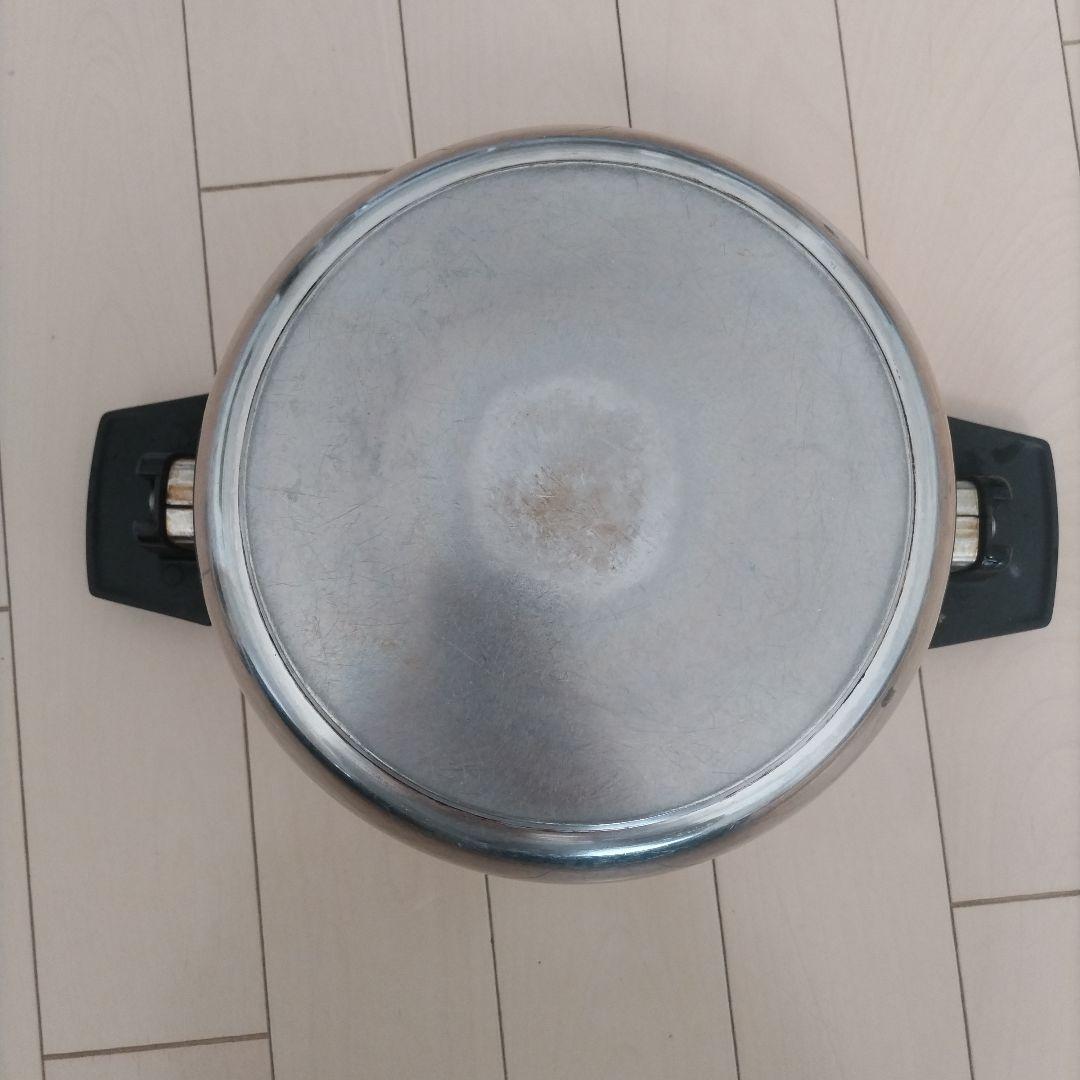 ロイヤルクイーン　ステンレス 両手鍋 蓋付き