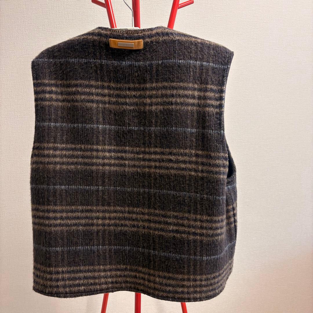 【完売品】AMBERGLEAM リバーシブルウールベスト