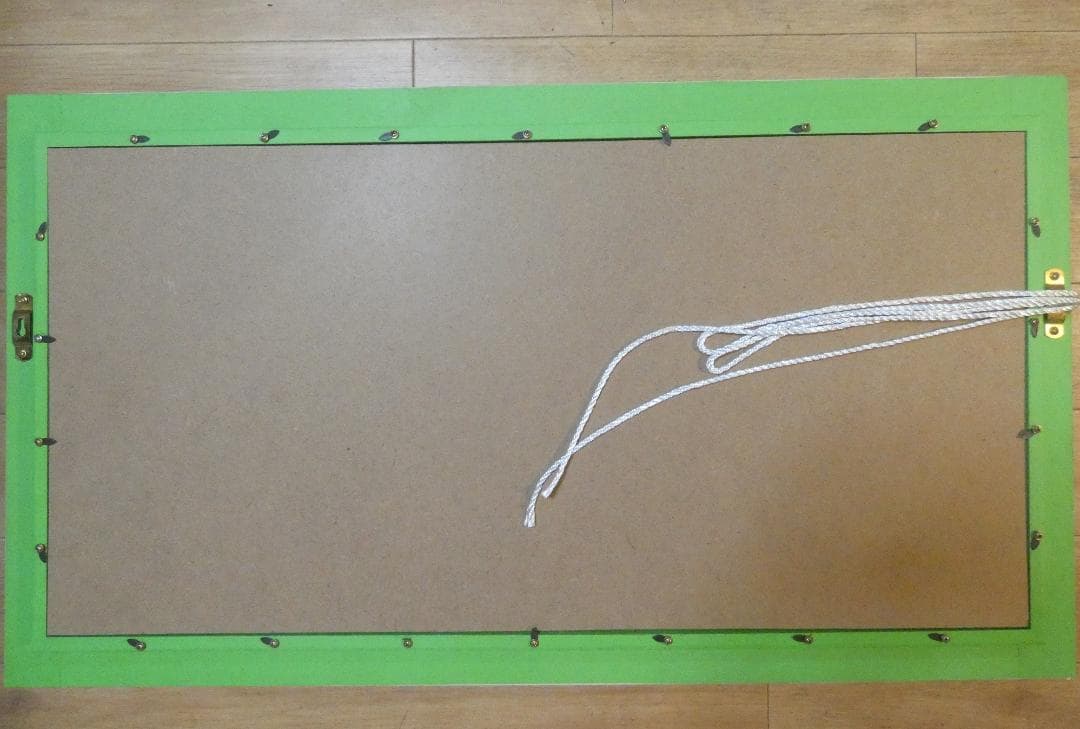 user_2e385f1e　油彩　東郷青児天使の樂園　額装済み 肉筆手描き