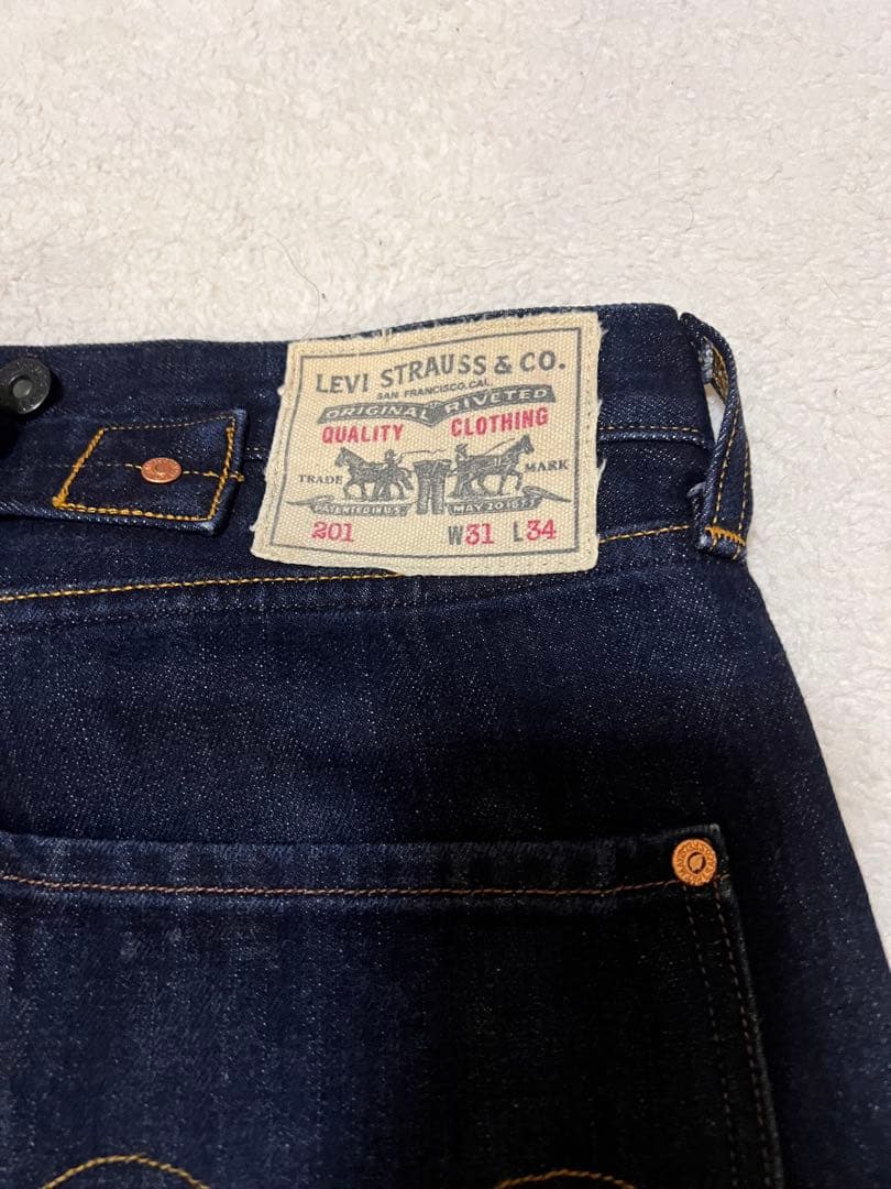 Levi's 201 ストレートデニム W31 L34