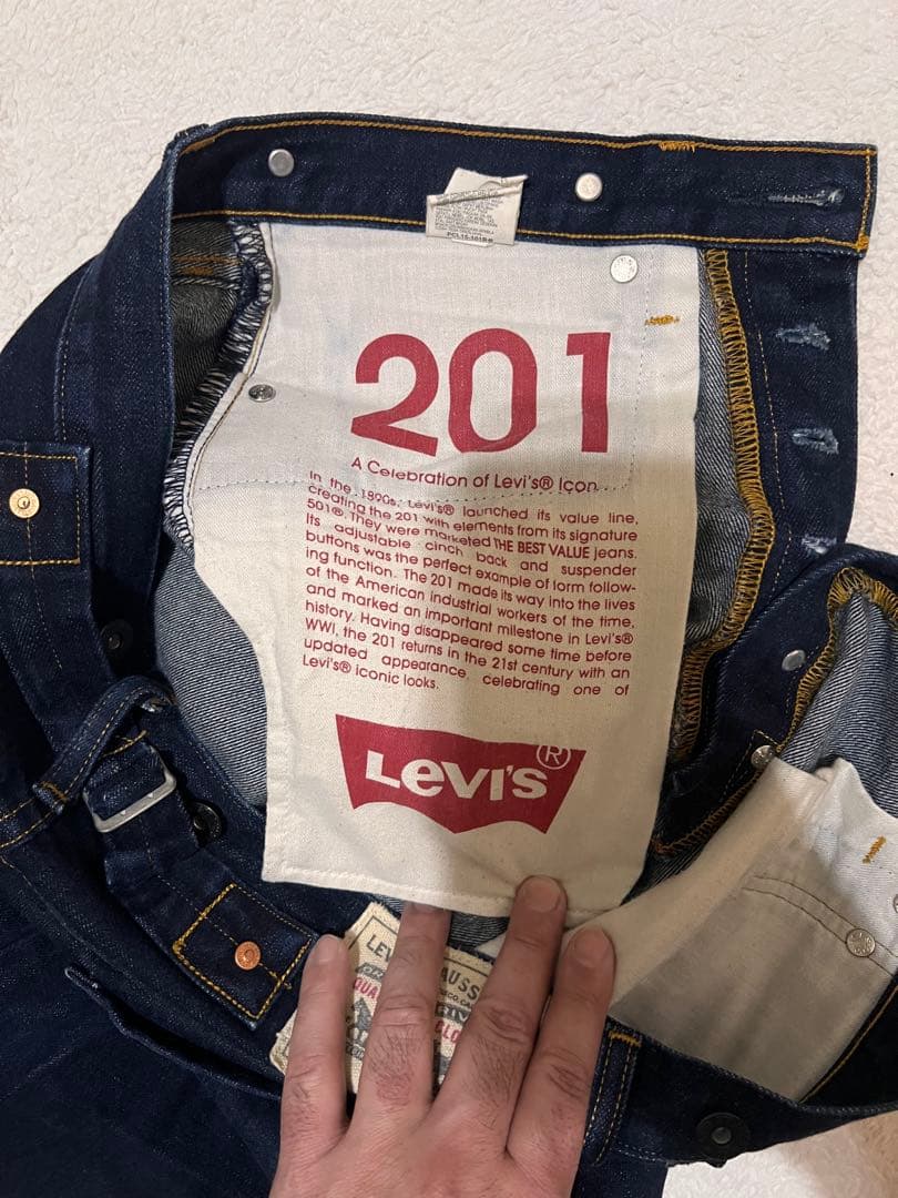 Levi's 201 ストレートデニム W31 L34