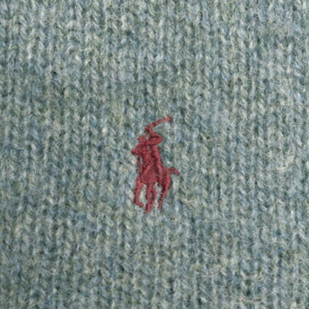 ⭐︎値下げ⭐︎ラルフローレン　ウールセーター L ブルー　グレー