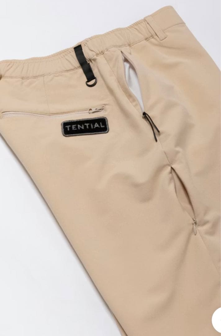 TENTIAL ベージュ ゴルフ用ストレートパンツ　Mサイズ