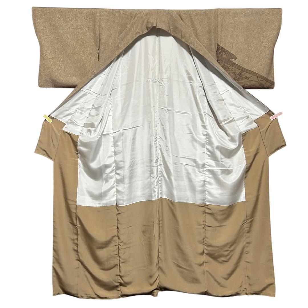 未使用近い　美品　袷　正絹　江戸小紋　大小霰　訪問着　フルセット