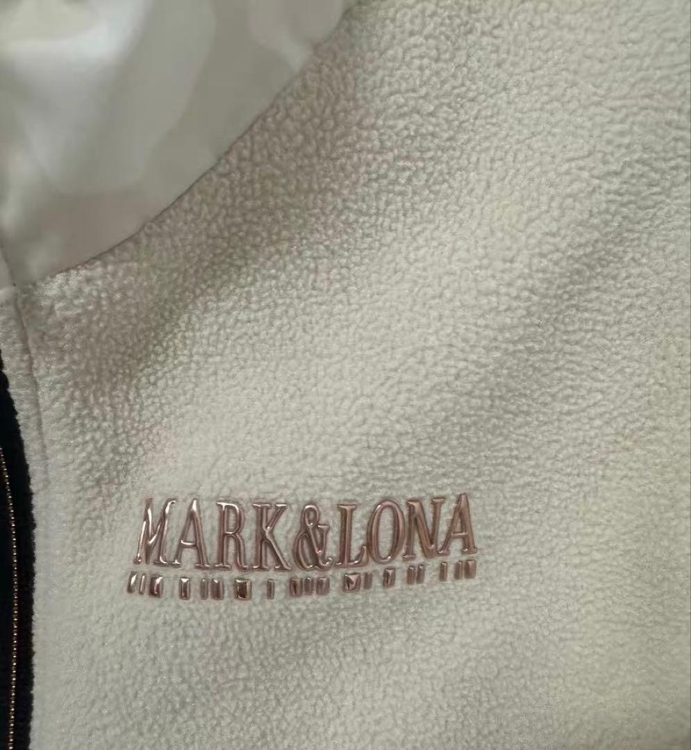 MARK & LONA フリースダウンベスト クリーム
