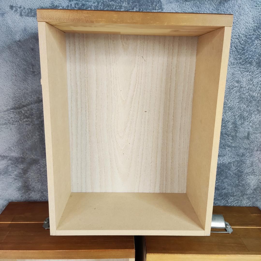 スリムチェスト 6段 木製 引き出し ナチュラル レトロ風 無垢材風 収納