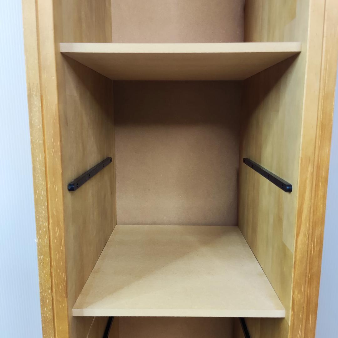 スリムチェスト 6段 木製 引き出し ナチュラル レトロ風 無垢材風 収納