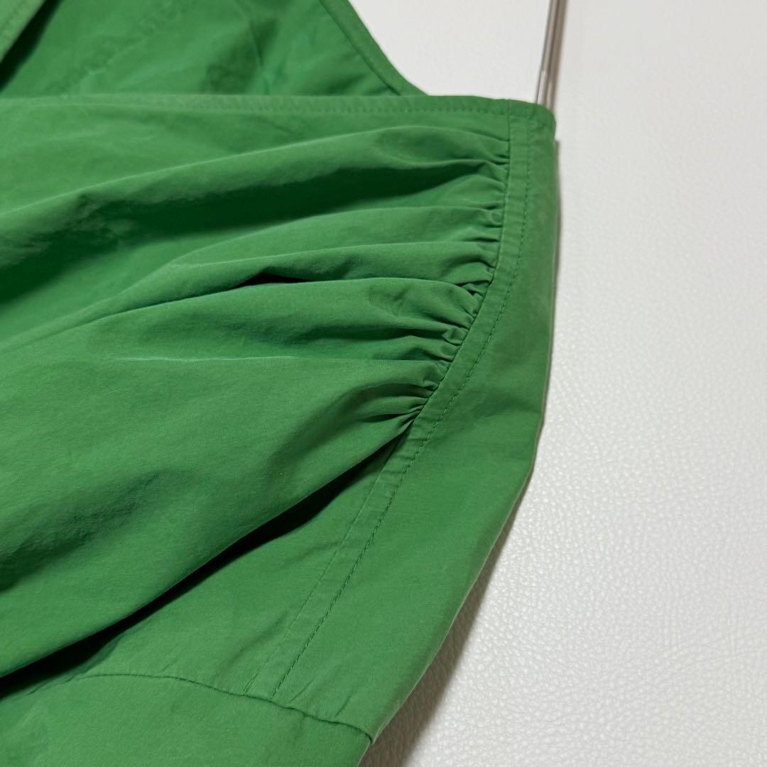 ルフィル　ギャザーブラウス　チュニック フレア Vネック 近年モデル