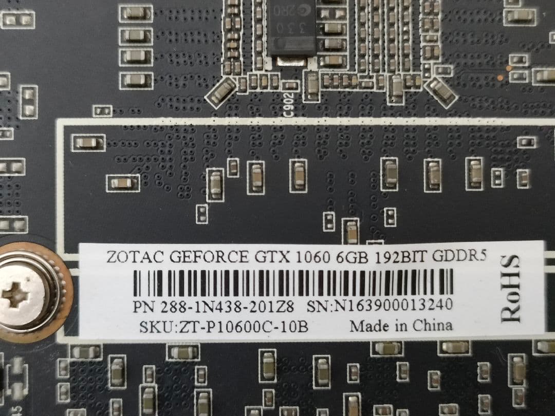 GTX 1060 グラフィックボード