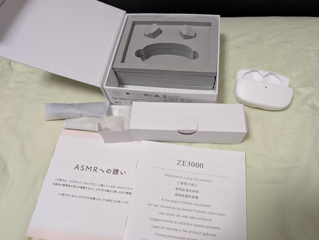 final ZE3000 for ASMR ワイヤレスイヤホン　ほぼ新品