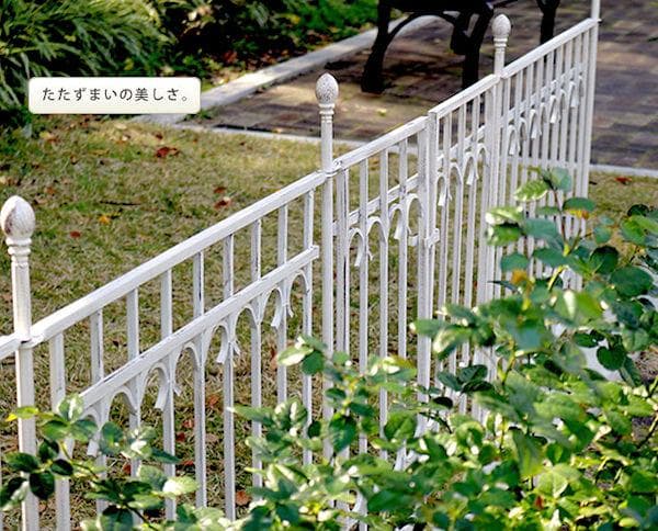 アイアンフェンスゲートセット ガーデンフェンス ゲート 間仕切り（472）