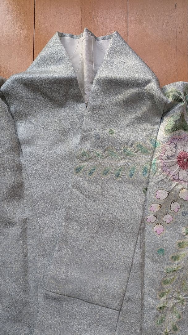 プロフ必読☆辻が花☆絞り☆銀通し