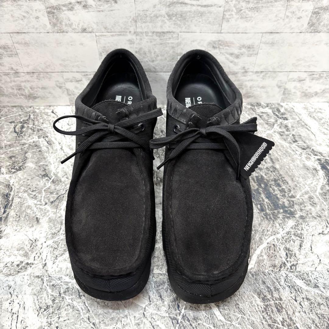 美品 クラークス ネイバーフッド ワラビー ゴアテックス 28 ブラック コラボ