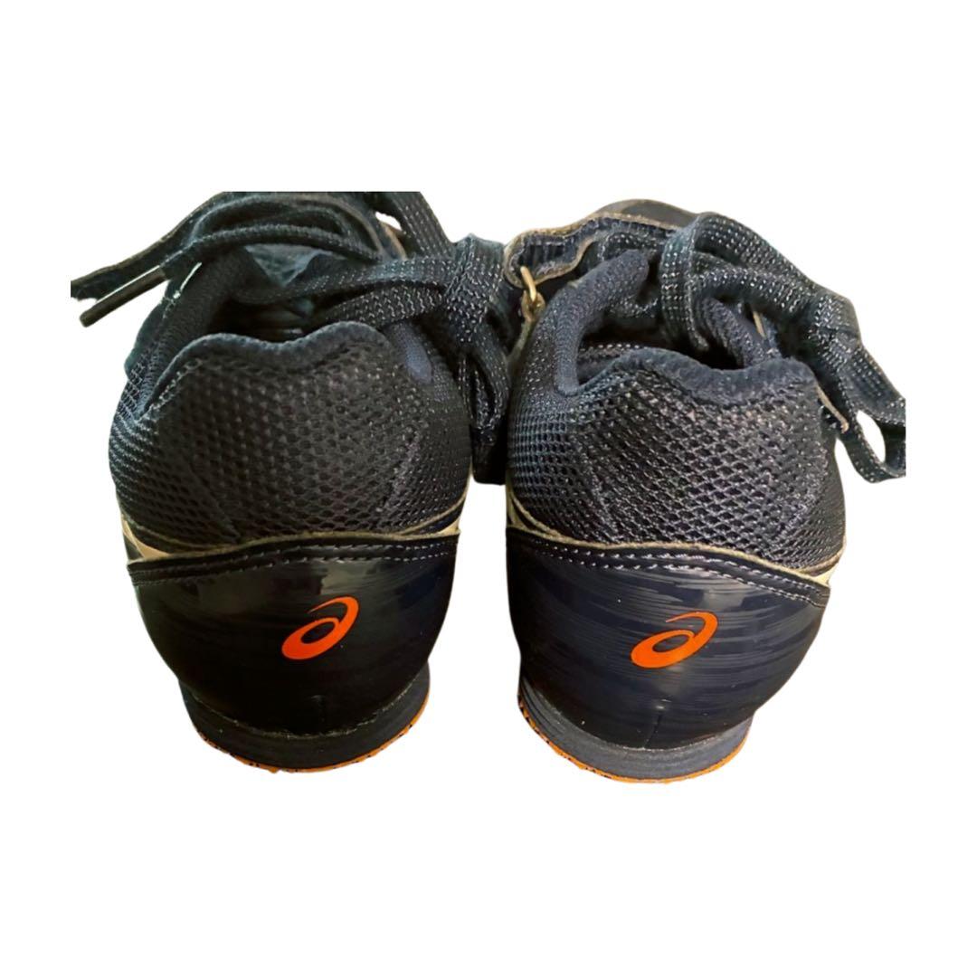 アシックス 短距離用　スパイク　23.5cm ネイビー　トラック用　土兼用