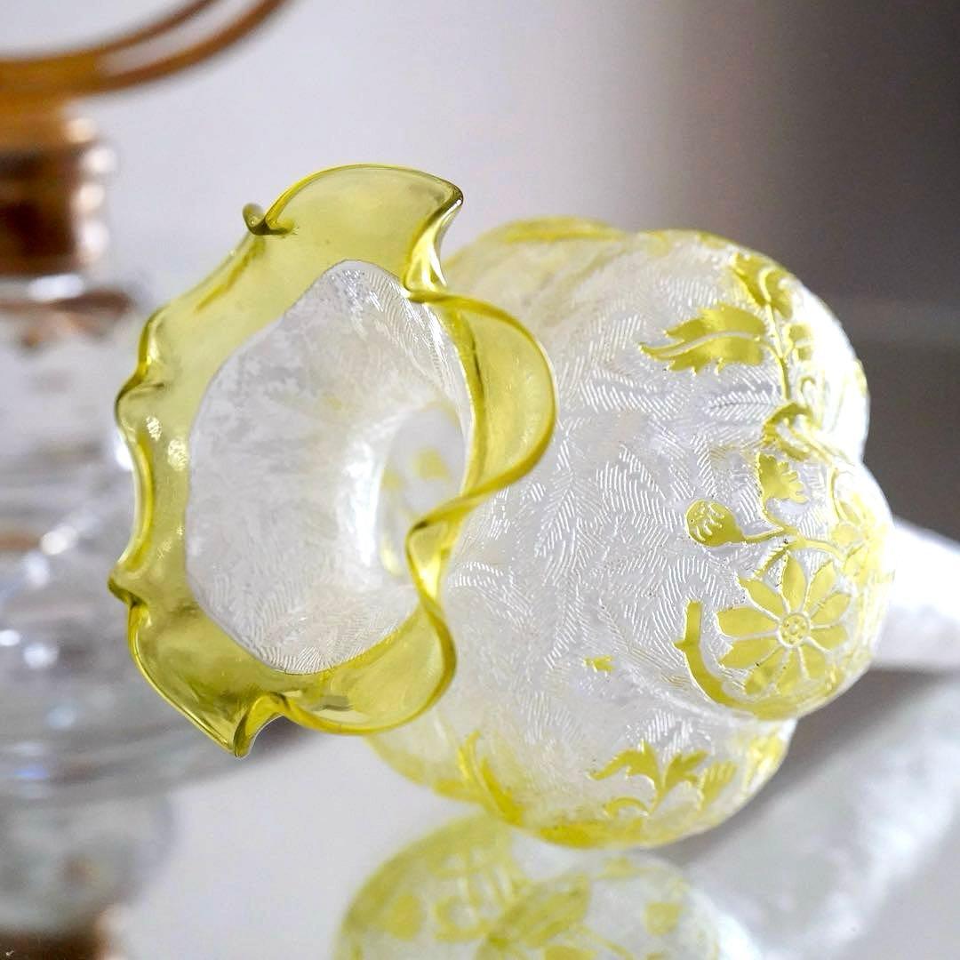 オールドバカラBACCARAT★花器フラワースタンド★極美品★極希少アンティーク