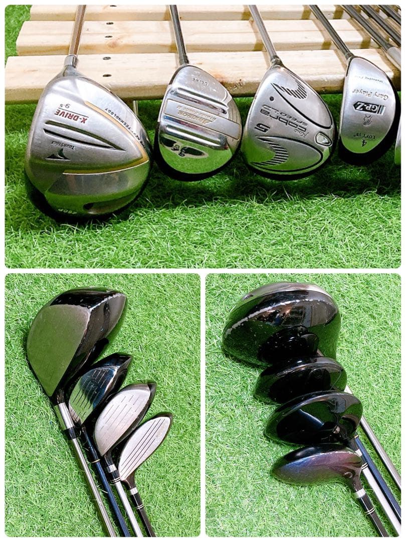 H2.ツアーステージ　初心者オススメ　ゴルフクラブ　メンズセット　右利き　12本