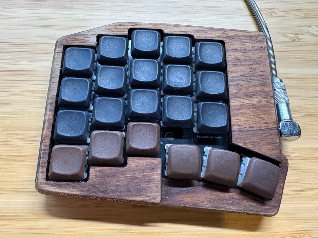 Keyballish μ 木製ケース付き