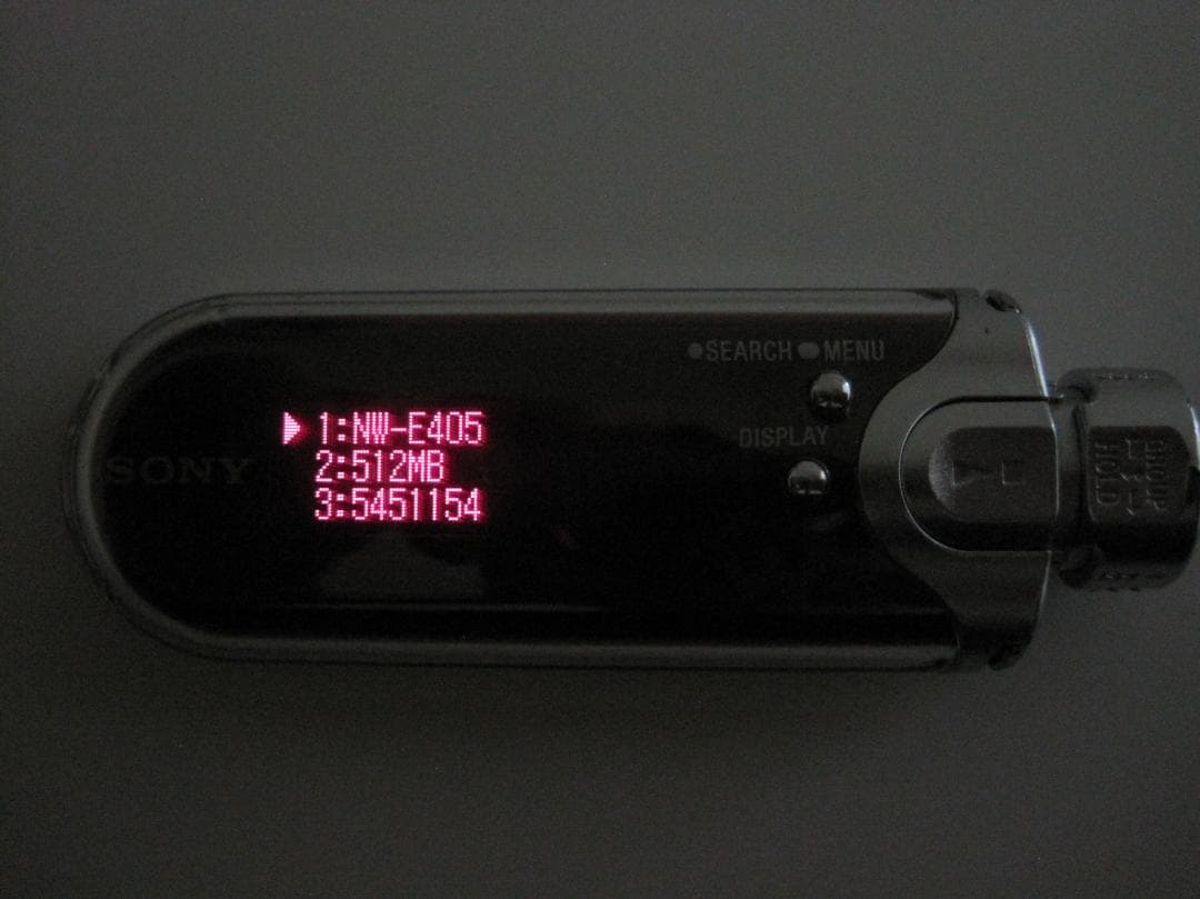 SONY ウォークマン NW-E405 中古品 動作確認済 ローズレッド