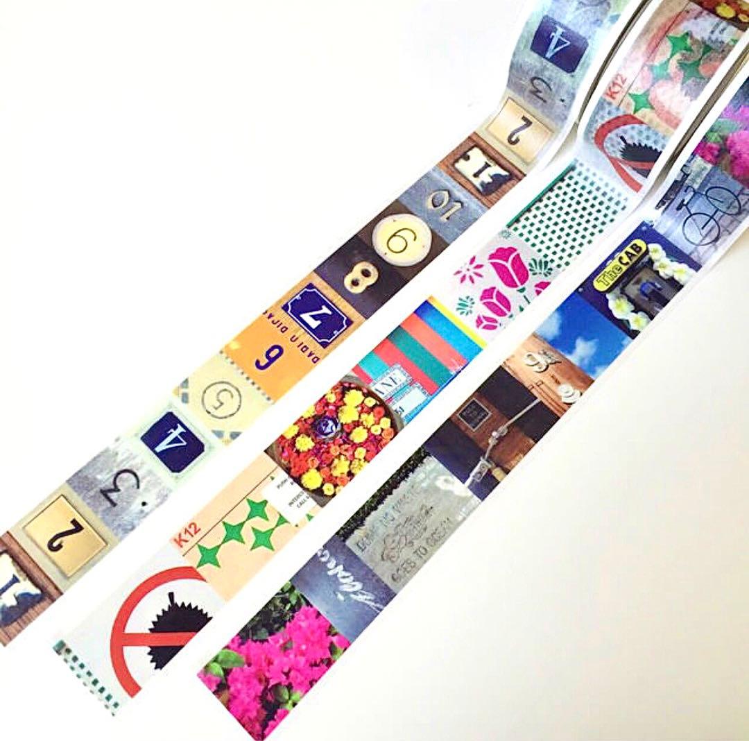 旅する雑貨店CAFE BON VOYAGEオリジナルマスキングテープ15巻セット