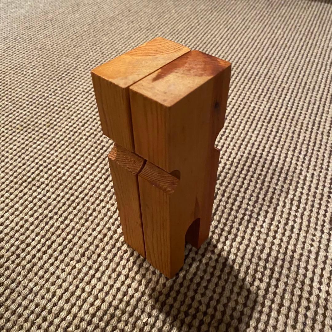 フィンランド製／アダムとイブの木製ビンテージインテリア小物 jeanpaul