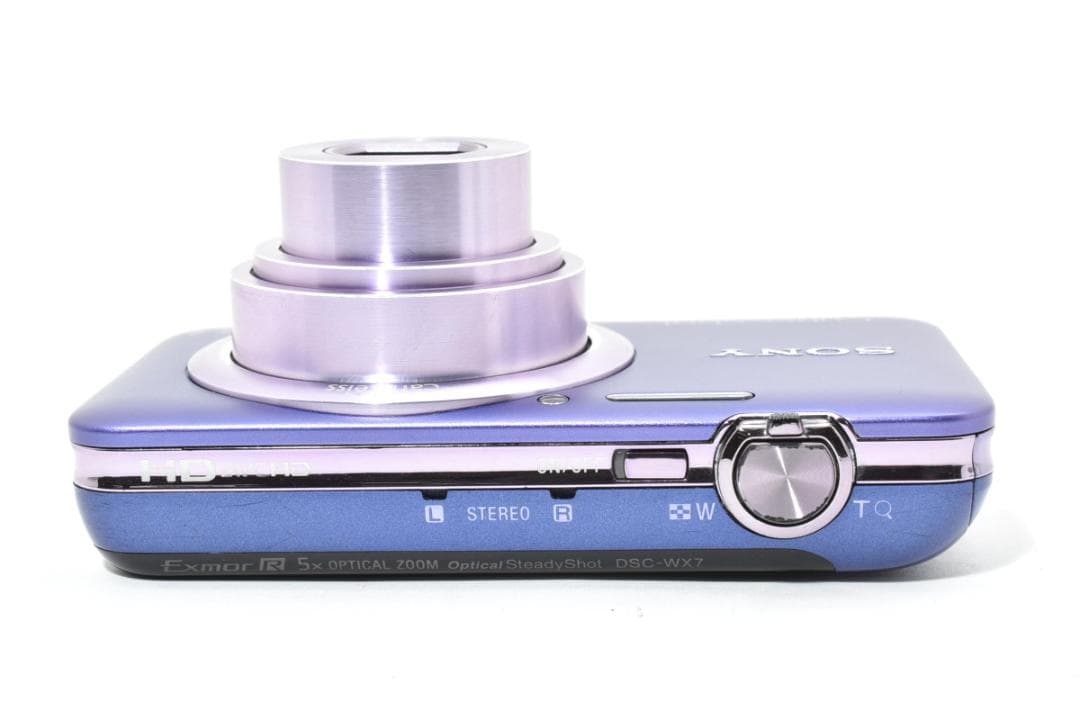 【動作品】Sony サイバーショットDSC-WX7 パープル デジタルカメラ