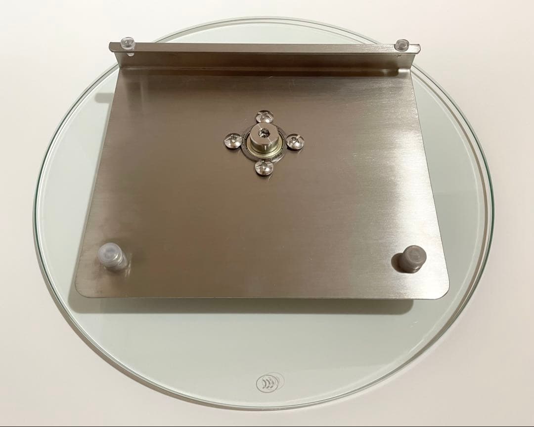 o.【新】チンチラ　床置きタイプのサイレント円盤型回し車　クリア　2点