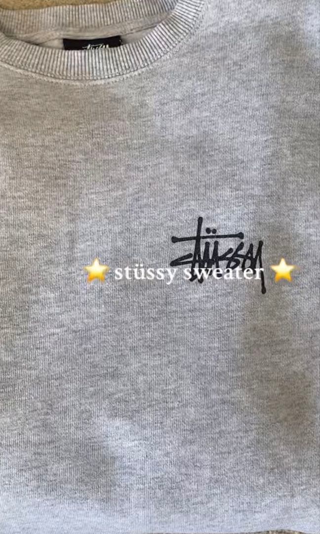 【正規品】Stussy グレー スウェット