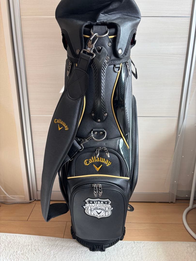 希少 限定ワッペン付き USA カリフォルニア　キャロウェイ キャディバッグ