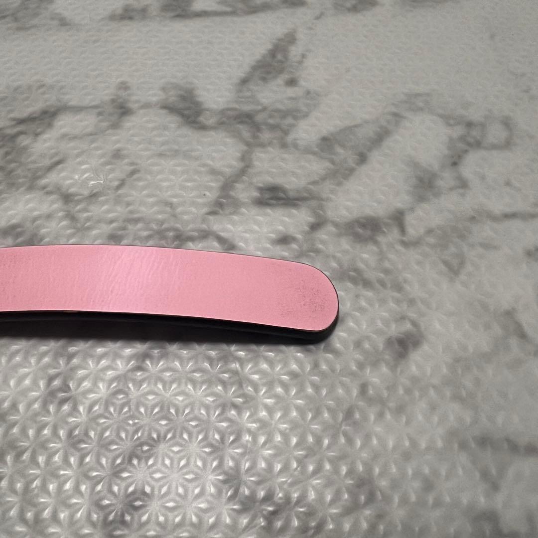 極美品✨グッチ ベルト ダブルG ハート ゴールド ピンク レザー 245883