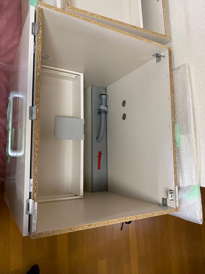 LIXIL I型キッチンパーツ⑥/7 ホワイト　架台右