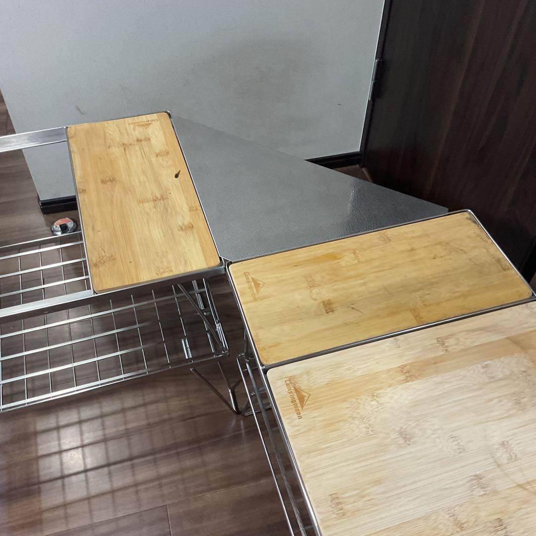 キャンピングムーン　IGT規格　フィールドラック　セット　ステンレス