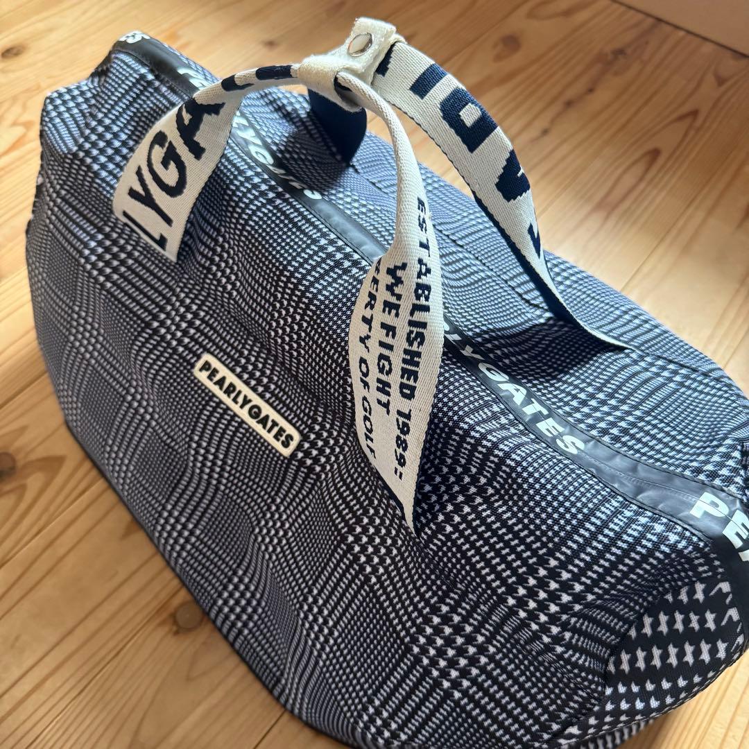 パーリーゲイツ ／ グレンチェック ボストンバッグ ロッカーバッグ