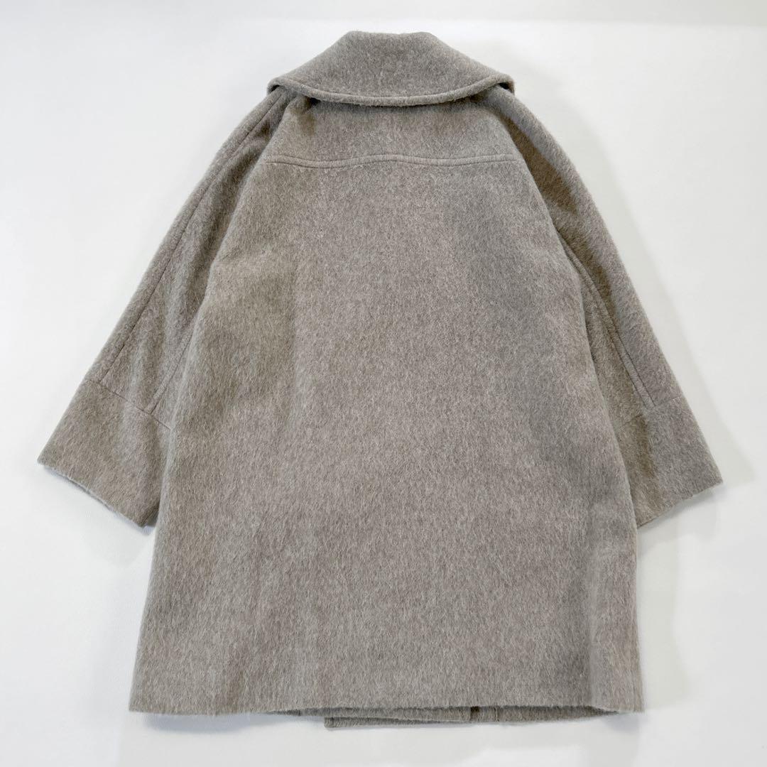 【23AW/美品】6.1万デミルクスビームス シャギーショールカラーコート