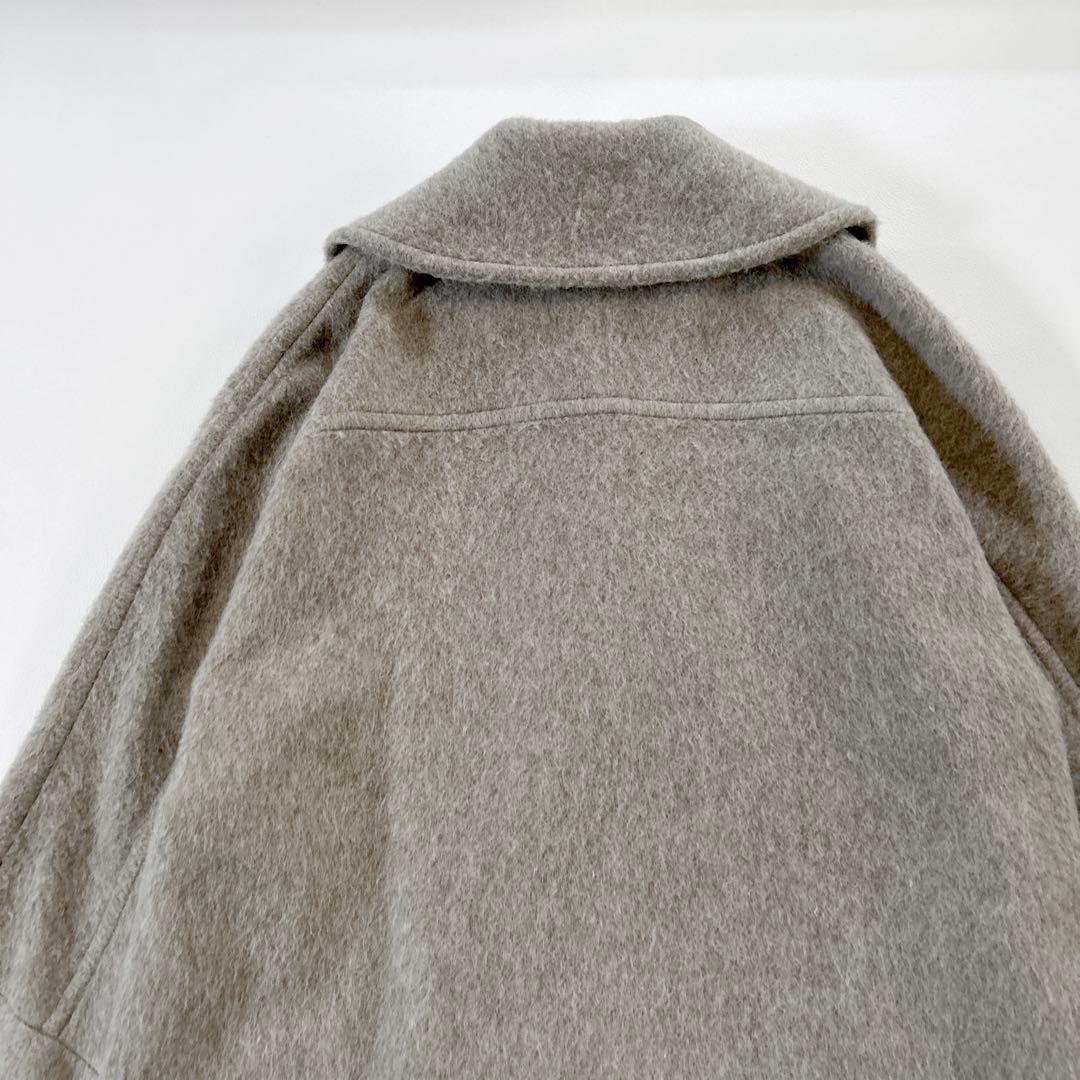 【23AW/美品】6.1万デミルクスビームス シャギーショールカラーコート